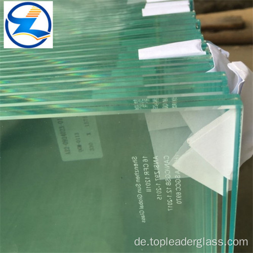 Angepasstes 8 -mm -Laminatglas mit voller Blatt von 8 mm